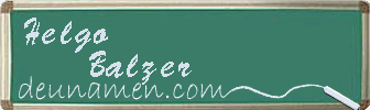 Helgo Balzer Visitenkarte